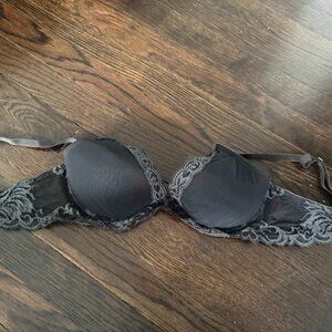 Natori Grey Lace Detailing Bra - Wireless